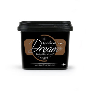 dream fondant bombshell brown fondant